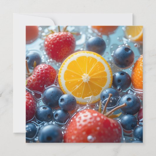 Save The Date Mélange de fruits aquatiques (Devant)