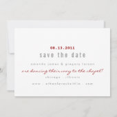 Save The Date Mélange parfait Enregistrer la date (Dos)