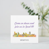 SAVE THE DATE MEMPHONE, TENNESSEE SKYLINE WB1 - (Debout devant)