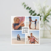 Save The Date Merci reconnaissant béni photo de grâces (Debout devant)