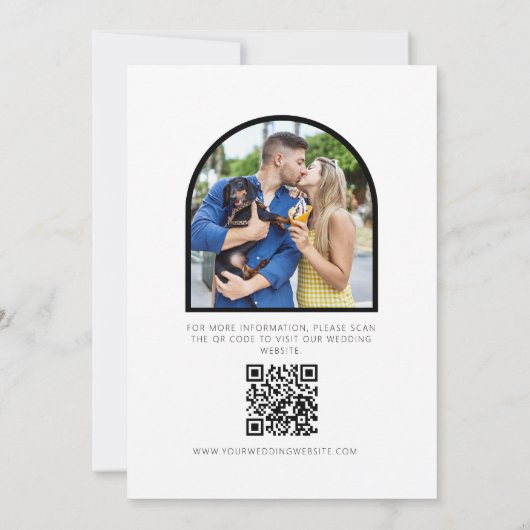 Save The Date Mes humains deviennent Mariages de chiens mariés (Dos)