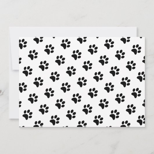 Save The Date Mes humains se marient Mariage photo de chat (Dos)