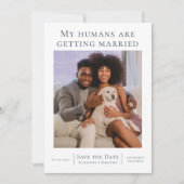 Save The Date Mes Mariages se marient Personnellement (Devant)