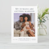 Save The Date Mes Mariages se marient Personnellement (Debout devant)