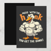 Save The Date Mess Avec Le Miel Vous Obtenez Le Bonk Fitness (Devant / Derrière)