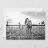 Save The Date Message moderne | Enregistrer la photo de date (Devant)