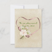 Save The Date message "Sauver la date" dans une bouteille (Dos)