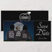 Save the Date met hondenfoto kaarten (Voorkant / Achterkant)