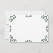 Save The Date Mexican Talavera Green Floral Minimalist Wedding (Dos)