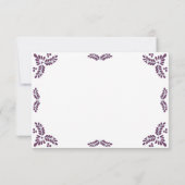 Save The Date Mexican Talavera Purple Floral Minimalist Wedding (Dos)