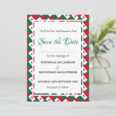 Save The Date MEXICO Fête Mariage personnalisée Occasion (Debout devant)