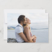 Save The Date Mexique Destination Beach Mariage Photo (Dos)