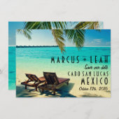 Save The Date Mexique Destination Mariage Enregistrer la date (Devant / Derrière)