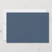 Save The Date Midnight Blooms | Fleurs violettes et bleues (Dos)