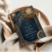 Save The Date Midnight Sun Celestial Wedding