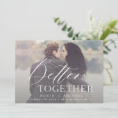 Save The Date Mieux ensemble script photo mariage enregistrer la (Debout devant)