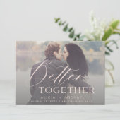 Save The Date Mieux ensemble script photo mariage enregistrer la (Debout devant)