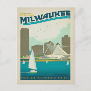 Save the date Milwaukee, WI Aankondigingskaart