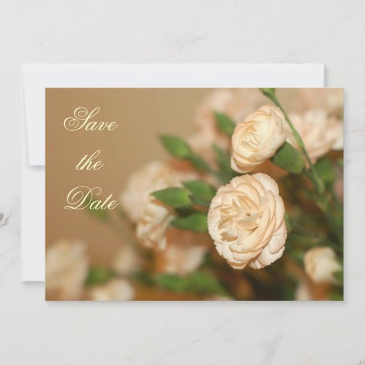 Save The Date Mini-Carnation Enregistrer la date/l'invitation (Devant)