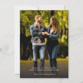 Save The Date Mini main Lettré noir (Dos)