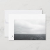 Save The Date Mini photo moderne noir blanc Mariage Week-end (Devant)