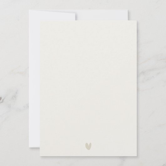 Save The Date Minimal chic Santorini Grèce Mariage aquarelle (Dos)