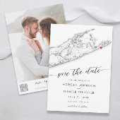 Save The Date Minimal moderne Gurney's Montauk Resort Mariage