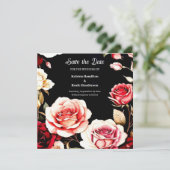 Save The Date Minimalisme romantique de Bourgogne (Debout devant)