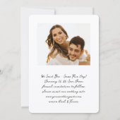 Save The Date Minimalist Modern Insta Photo Film Simple Wedding (Dos)