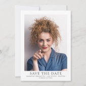 Save The Date Minimalist Photo Graduation (Devant)