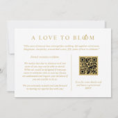 Save The Date Minimalist Romantic Wedding Anniversary in Gold (Dos)