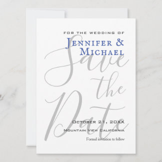 Save The Date Minimaliste professionnel mariage moderne