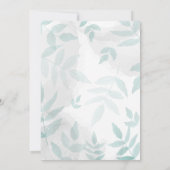 Save The Date Mint doux et gris (Dos)