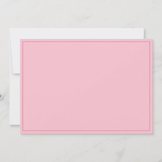 Save The Date Minuscule Magenta Rose Script Mariage Enregistrer (Dos)