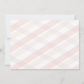 Save The Date Mise à jour du Mariage de post rose vierge Enregis (Dos)