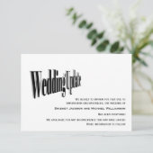 Save The Date Mise à jour Mariage moderne - Reportée (Debout devant)