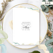 Save The Date Mist Blue, Elegant Green et Mariage Aquarelle