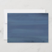 Save The Date Misty Reflections | Dusty Blue Swan Lake Mariage (Dos)