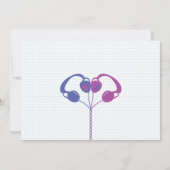 Save The Date Mixtape Rétro Indépendant Violet / Bleu Enregistre (Dos)