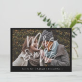 Save The Date "Mme & Mme" Photo Enregistrer la date (Debout devant)