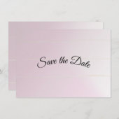 Save The Date Mocha Ombre Enregistrer La Date (Devant / Derrière)