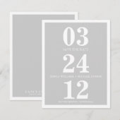 Save The Date Mod Enregistrer la date (Devant / Derrière)