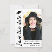 Save The Date Modern Arch Photo Graduation (Devant)