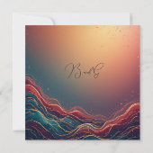 Save The Date Modern Elegant Gold Marble Navy Terracotta Wedding (Dos)