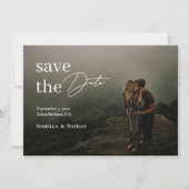 Save The Date Modern Elegant Photo Script Overlay Wedding (Devant)