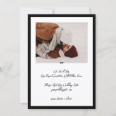 Save The Date Modern Handwritten Little Bow Photo Save This Day (Dos)