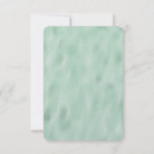 Save The Date Modern Minimalist Gold and Emerald Wedding (Dos)