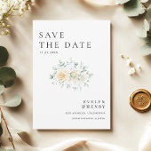 Save The Date Modern Minimalist QR Code Wedding Website