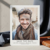 Save The Date Modern Photo Graduation