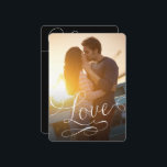 Save The Date Modern Script Love Romantic Photo Enregistrer La D<br><div class="desc">Conçu par fat*fa*tin. Facile à customiser avec votre propre texte,  photo ou image. Pour des demandes personnalisées,  veuillez contacter fat*fa*tin directement. Des frais personnalisés s'appliquent. www.zazzle.com/fat_fa_tin www.zazzle.com/color_therapy www.zazzle.com/fatfatin_blue_knot www.zazzle.com/fatfatin_red_knot www.zazzle.com/fatfatin_mini_me www.zazzle.com/fatfatin_box www.zazzle.com/fatfatin_design www.zazzle.com/fatfatin_ink</div>